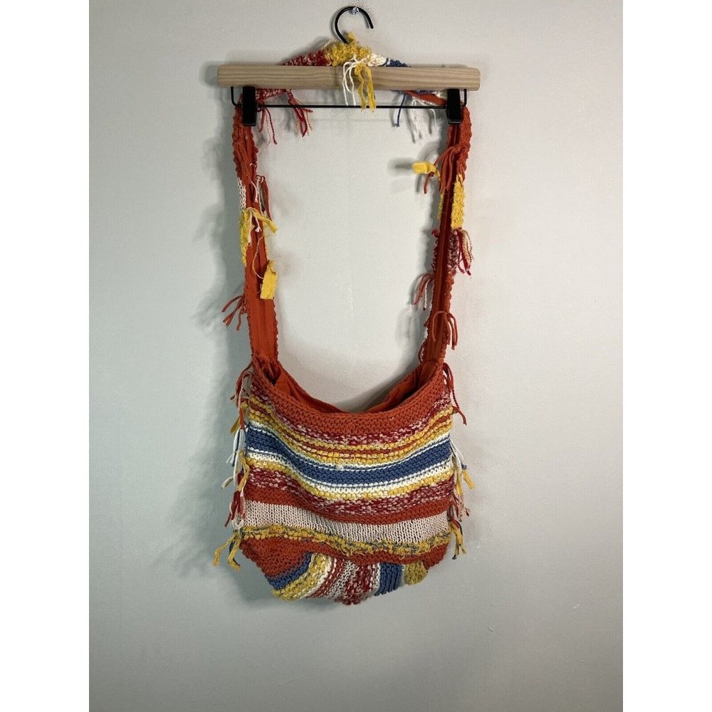 Free People Multicolor Knit Hobo Bag Flaw - Picture 7 of 8